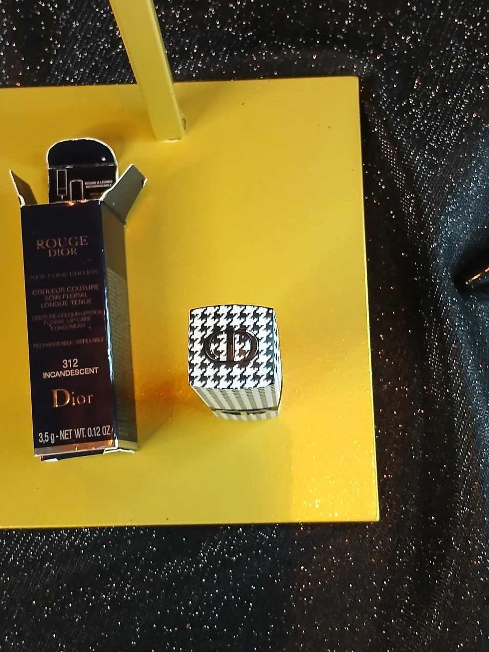 Dior Houndstooth Limited Edition Lipstick - #312 Incandescent Shade 3.5g/.12oz